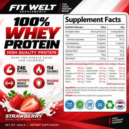 Whey Protein Strawberry
